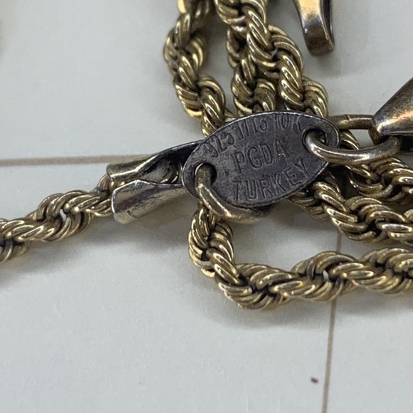 Rope chain from Turkey PGDA 925 10k - Picture 2 of 2
